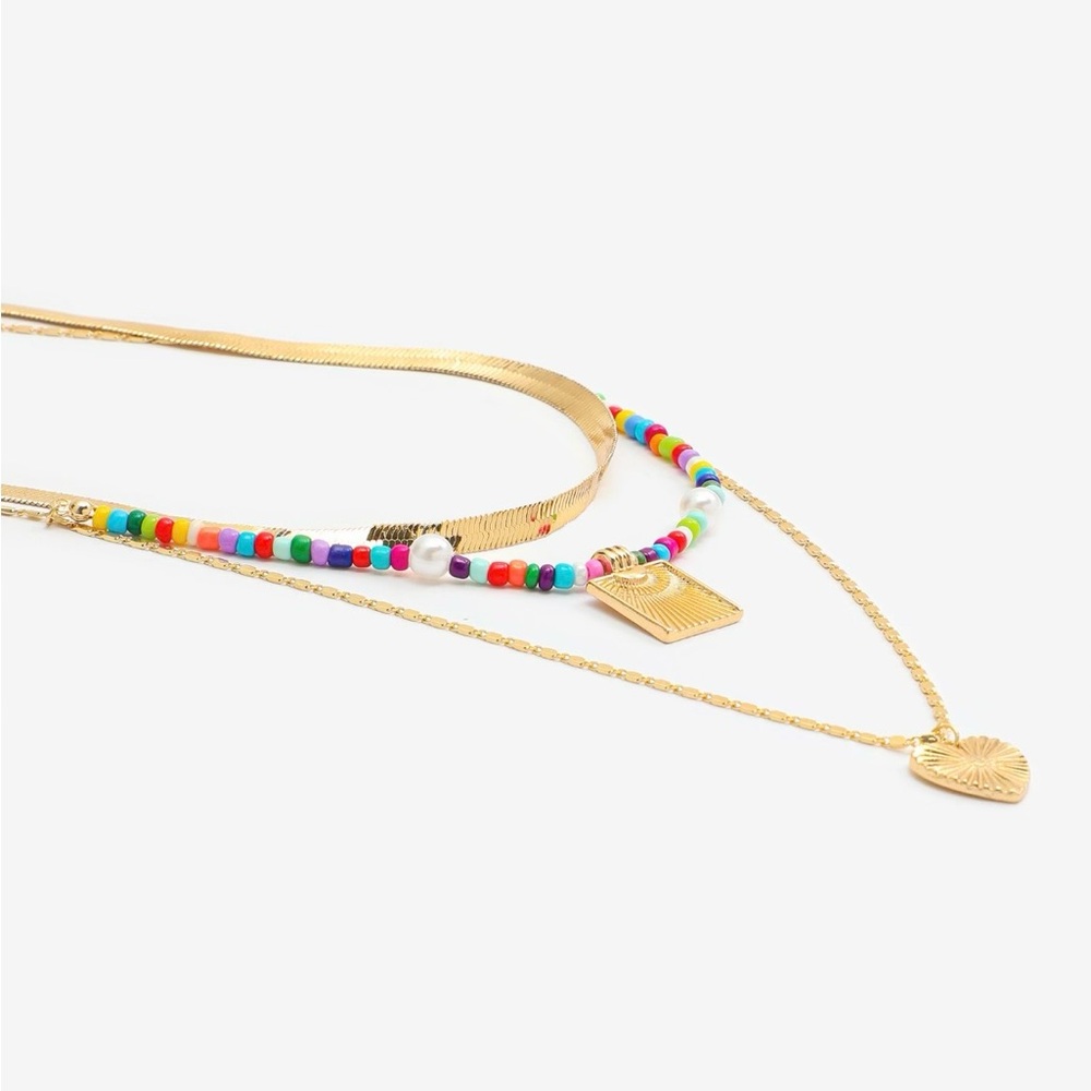 Beaded Layered Necklace